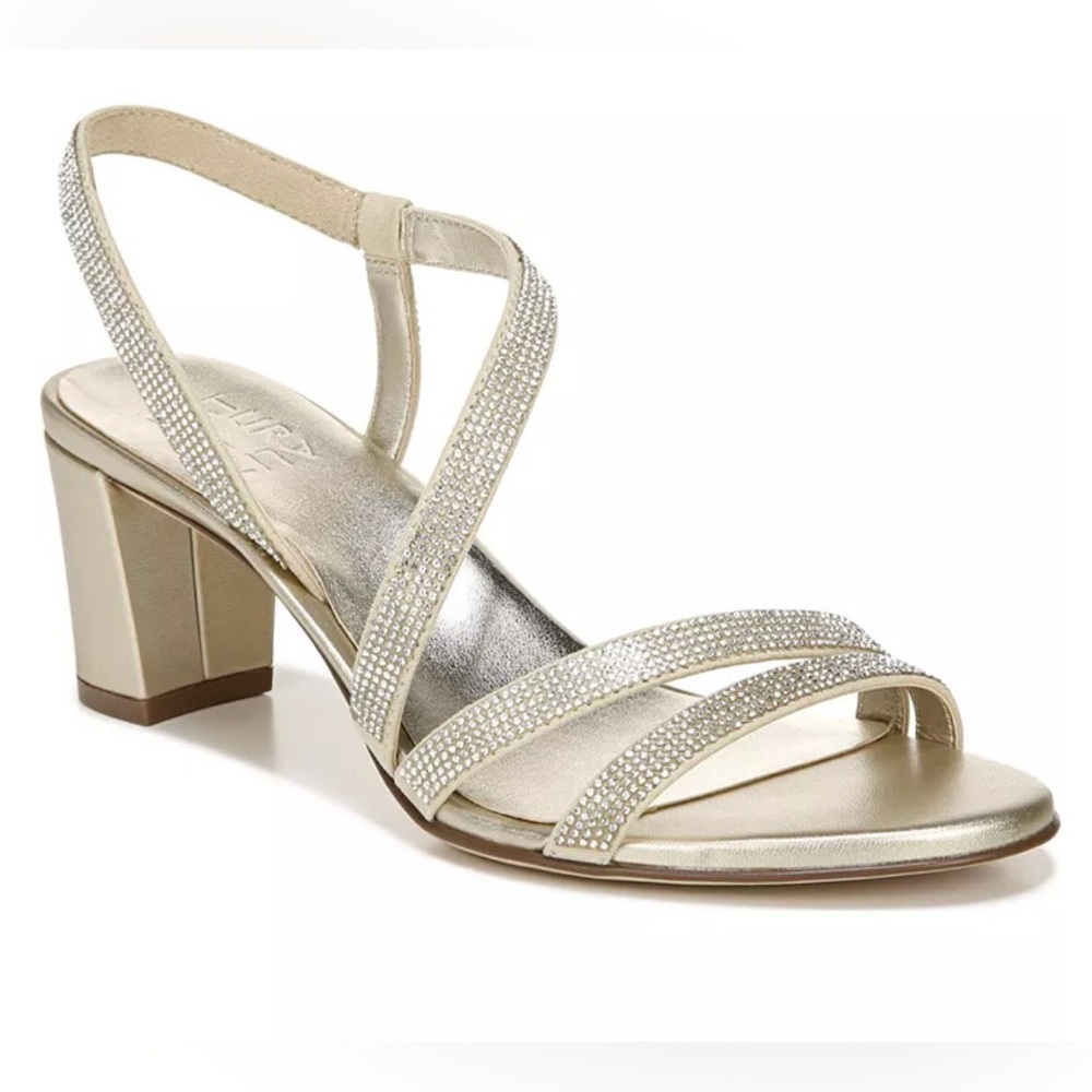 Naturalizer Strappy Dress Sandals, Champagne, 5.5